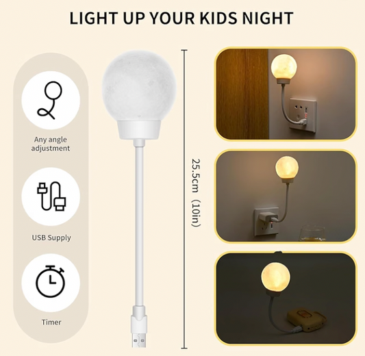 Moon Night Lamp USB Light