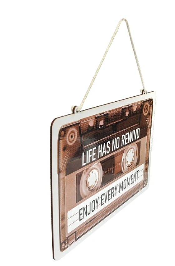 Retro Motivational Wall Hanging Vintage Style